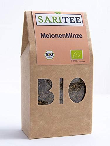 SARITEE Ekologiska Melonmynta Te 60g - Fruktigt Örtte med Melon & Mynta
