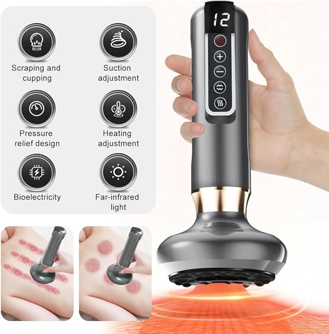 Horuili Handhållen Cellulitmassager Electric - Cupping Massager för Celluliter & Cellulitsugning för Magen