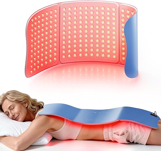 Röd Ljusterapi-matta 76x30 cm - 792 LED-chip Infraröd Ljusbehandling TriChip™