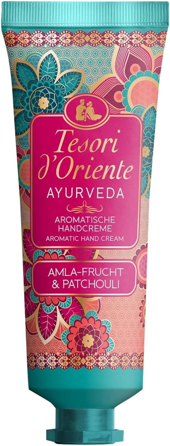 Tesori d'Oriente Handkräm AYURVEDA 75ml - Aromatisk med Amla, Sesamolja & Patchouli