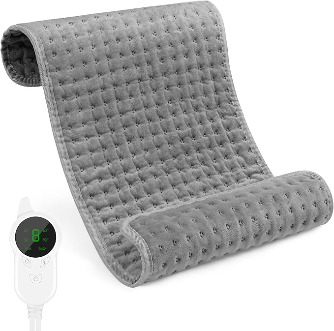 ACWOO Elektrisk Värmedyna 9 Värmenivåer - Timer & Automatisk Avstängning 30x60cm