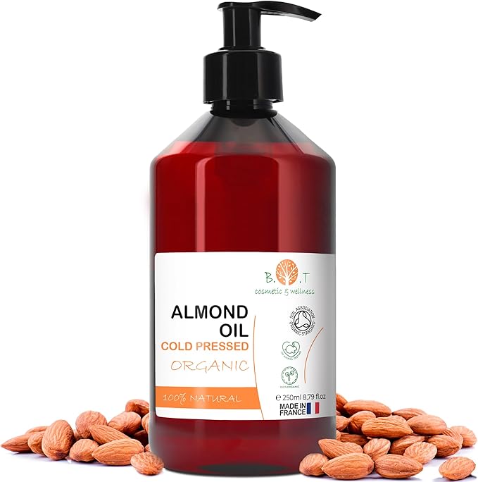B.O.T Ekologisk Mandelolja 250ml - Kallpressad Naturlig Massageolja