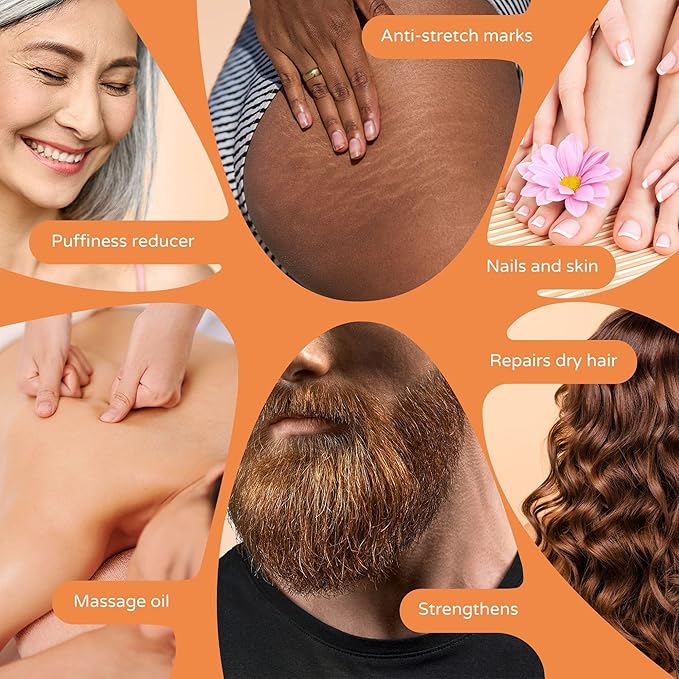 B.O.T Ekologisk Mandelolja 1L - Kallpressad Naturlig Massageolja